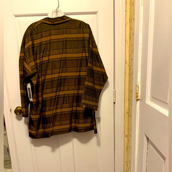 Carol Tompkins “The Big Shirt” -Size 1 (10-14)-copper Blk - Picture 9 of 9